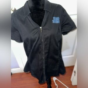 Harley Davidson zip up shirt